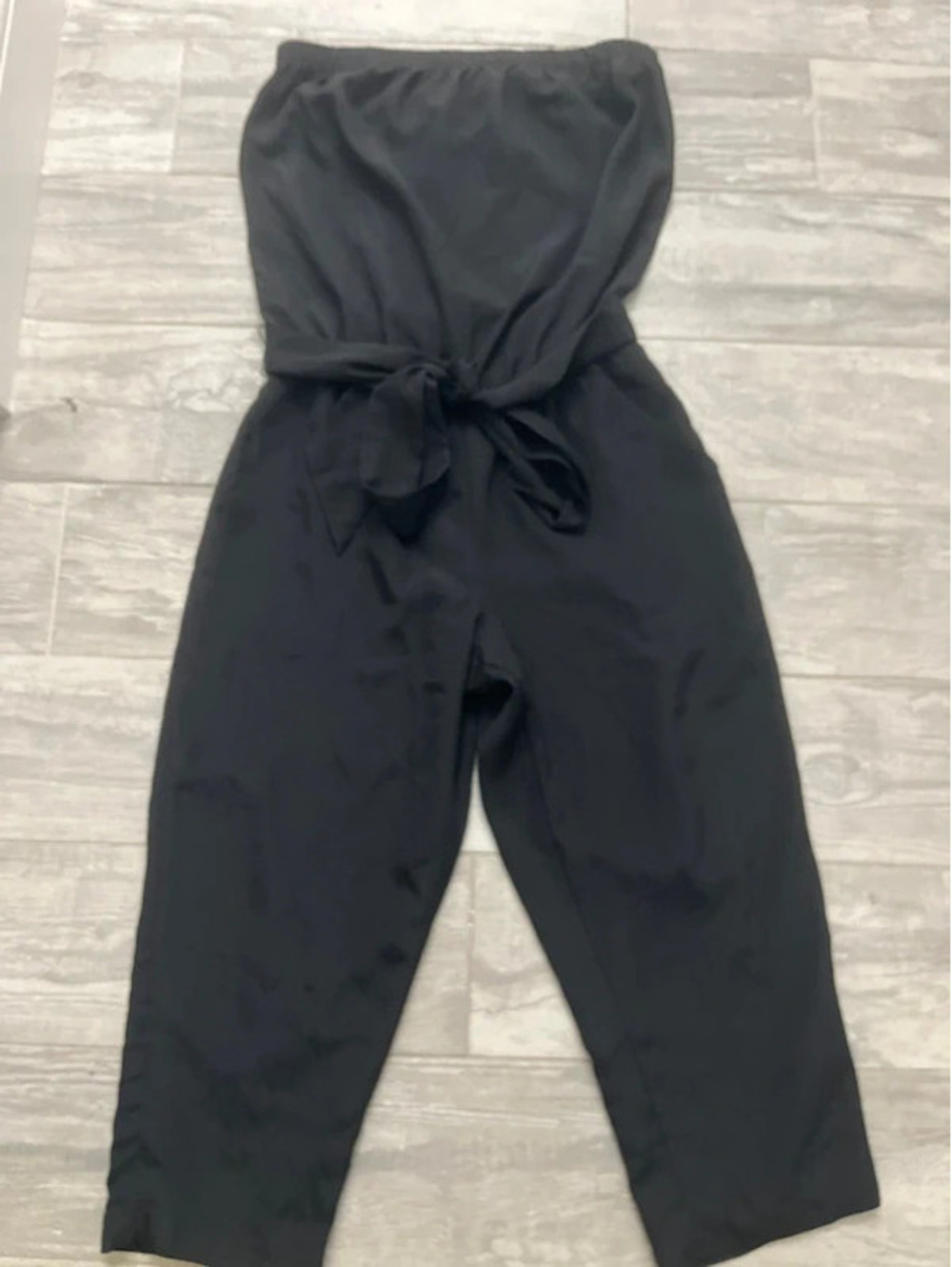 Express Black Tube Top Romper